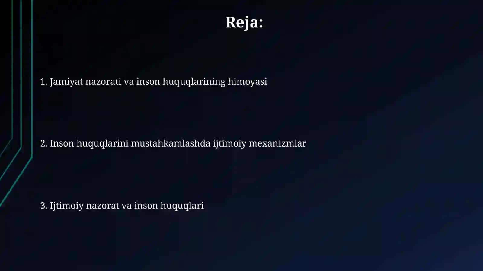 Inson huquqini o’rnatishda ijtimoiy nazorat 2