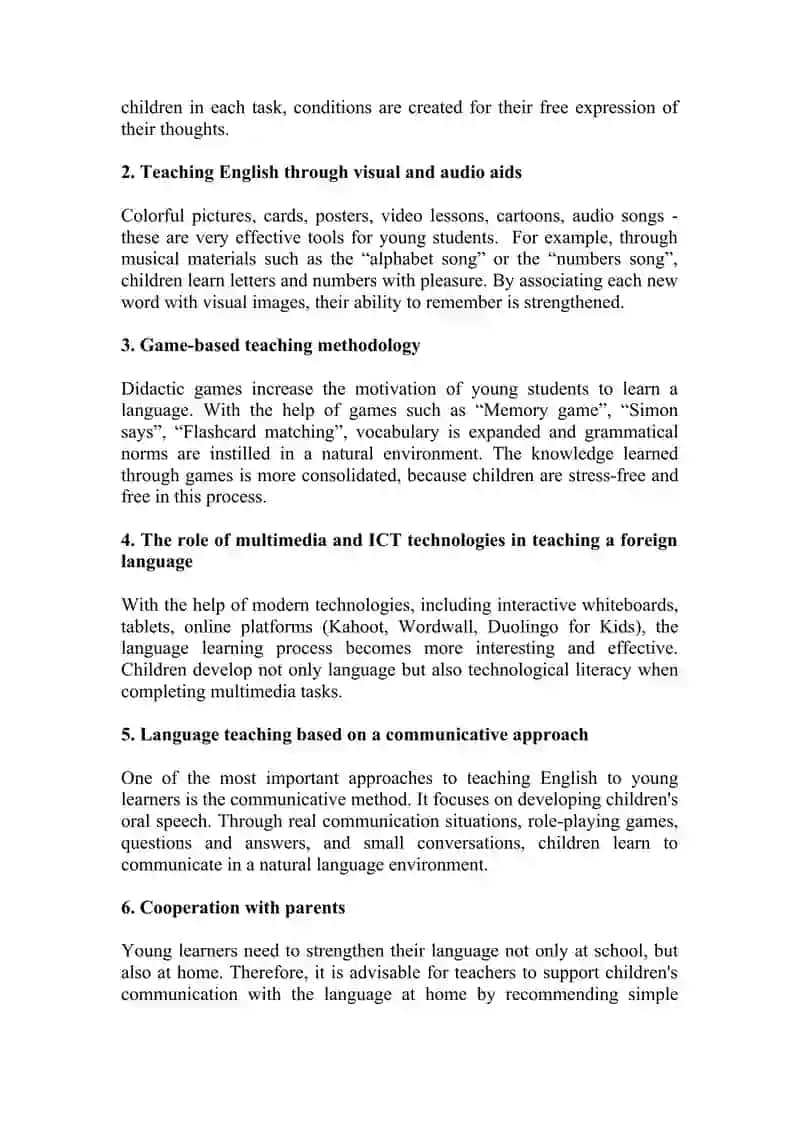 Teaching English to Young Students 2