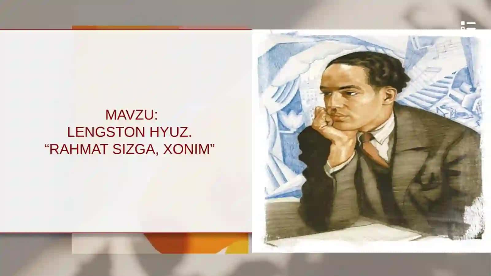 LEHNGSTON HYUZ. “RAHMAT SIZGA, XONIM” 2