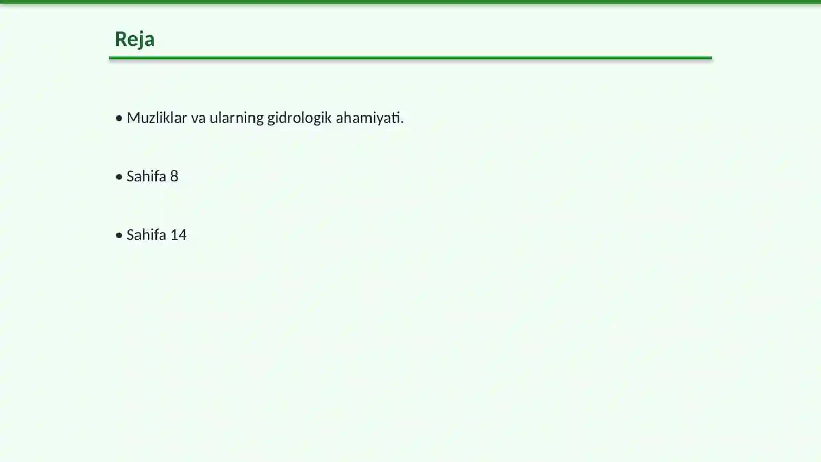 Muzliklar va ularning gidrologik ahamiyati 2