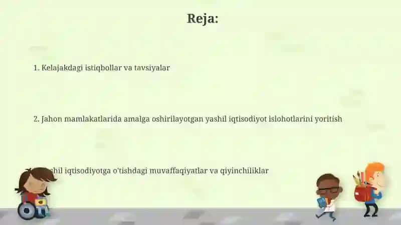 Yevropa Ittifoqining yashil iqtisodiyotga o'tish rejasi 2
