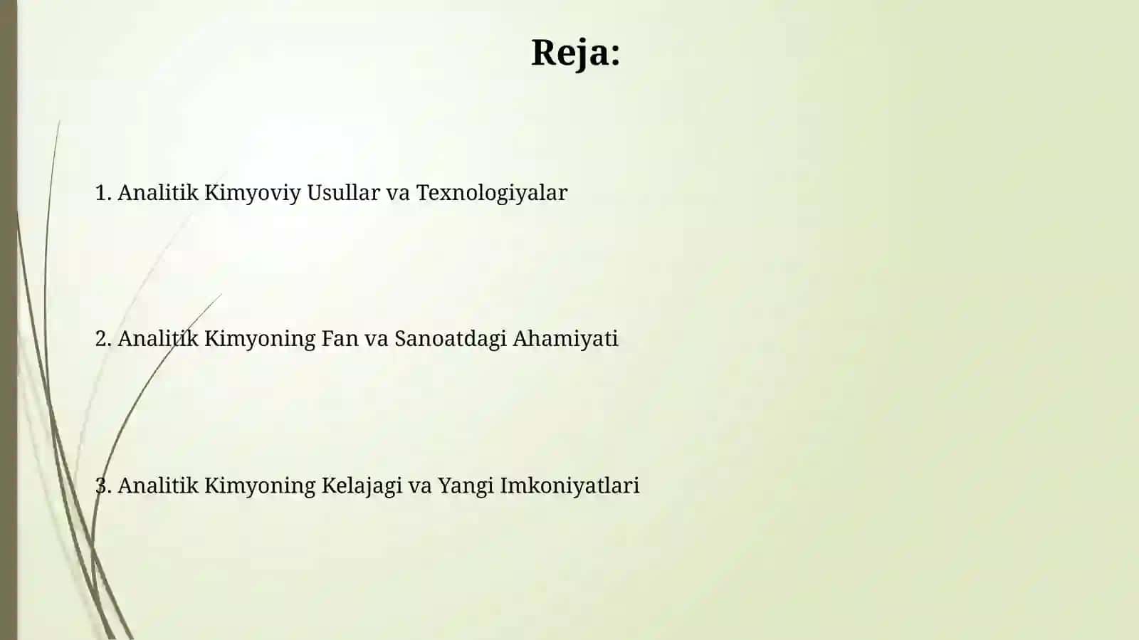 Analitik Kimyoning Fan va Sanoatdagi Ahamiyati 2
