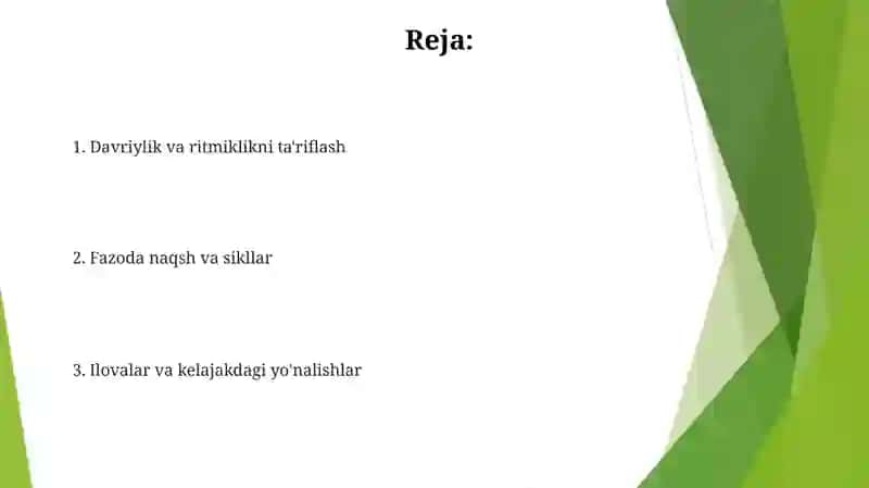 Geografik qobiqda davriylik va ritmiklik 2