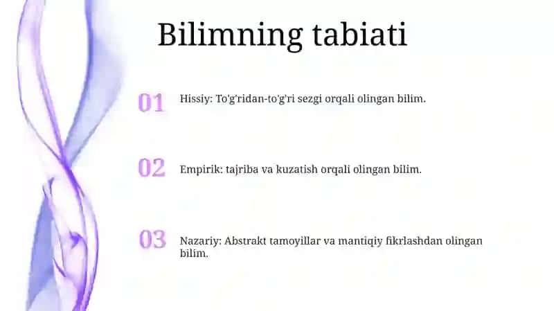 Bilimning tabiati 2