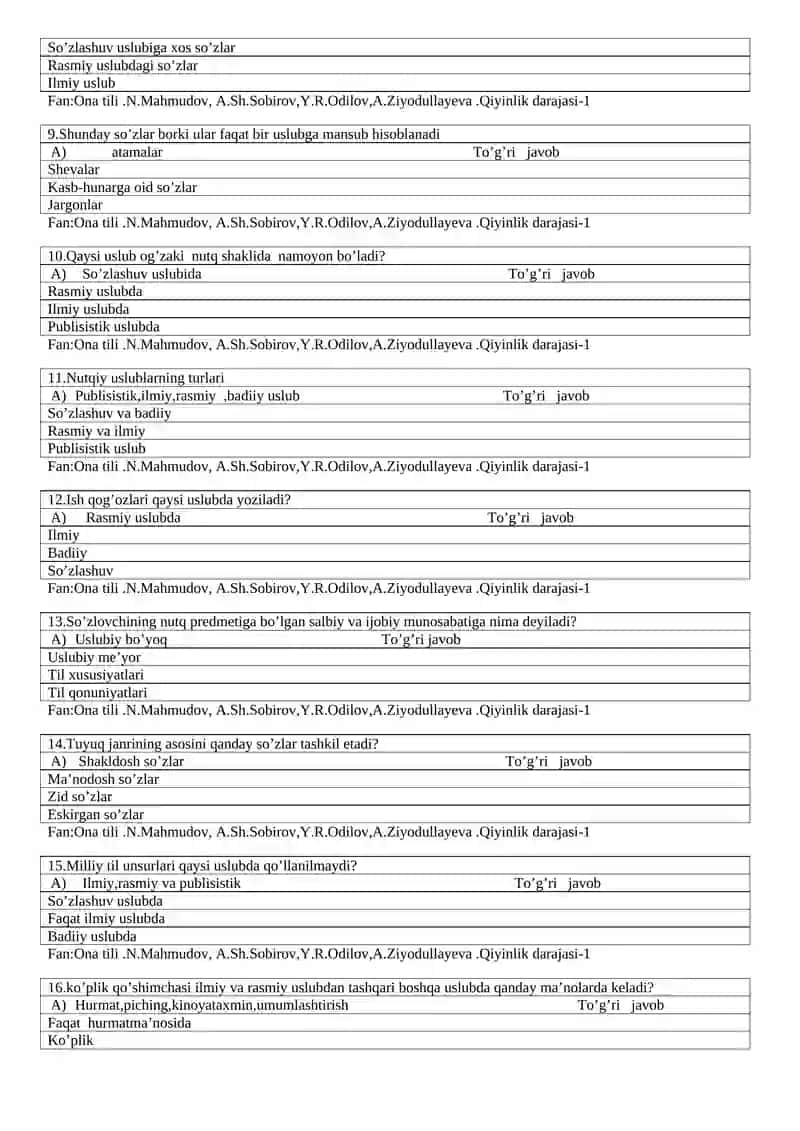 10-sinf ona tili va adabiyot 2