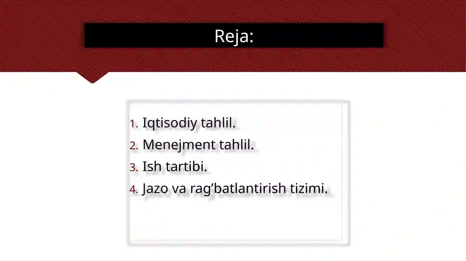 Asaka bankining iqtisodiy va menejment tomonlarining umumiy tahlili. 2