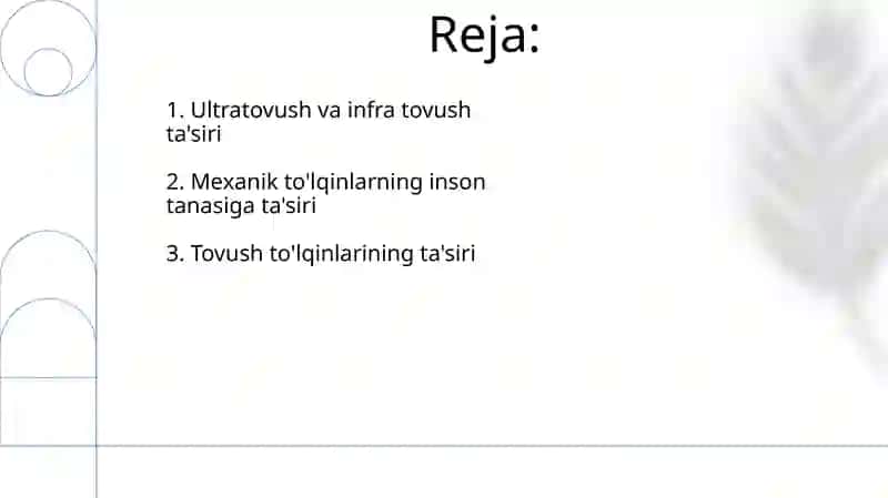 Mexanik to'lqinlarning inson organizmga ta'siri 2