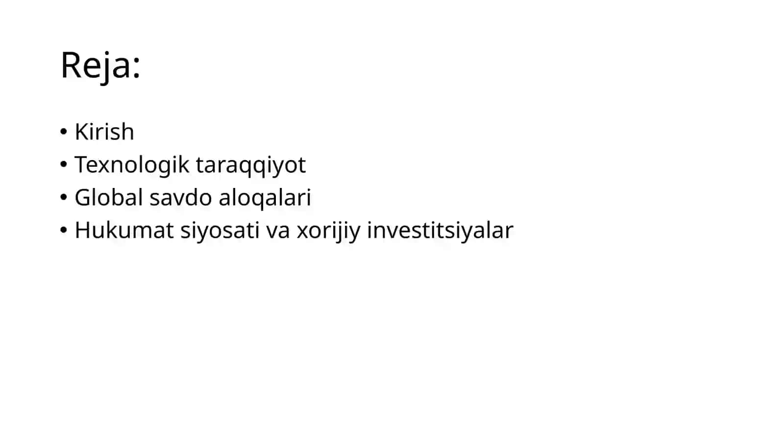 Globallashuv sharoitida Yaponiya iqtisodiy rivojlanishining omillari 2