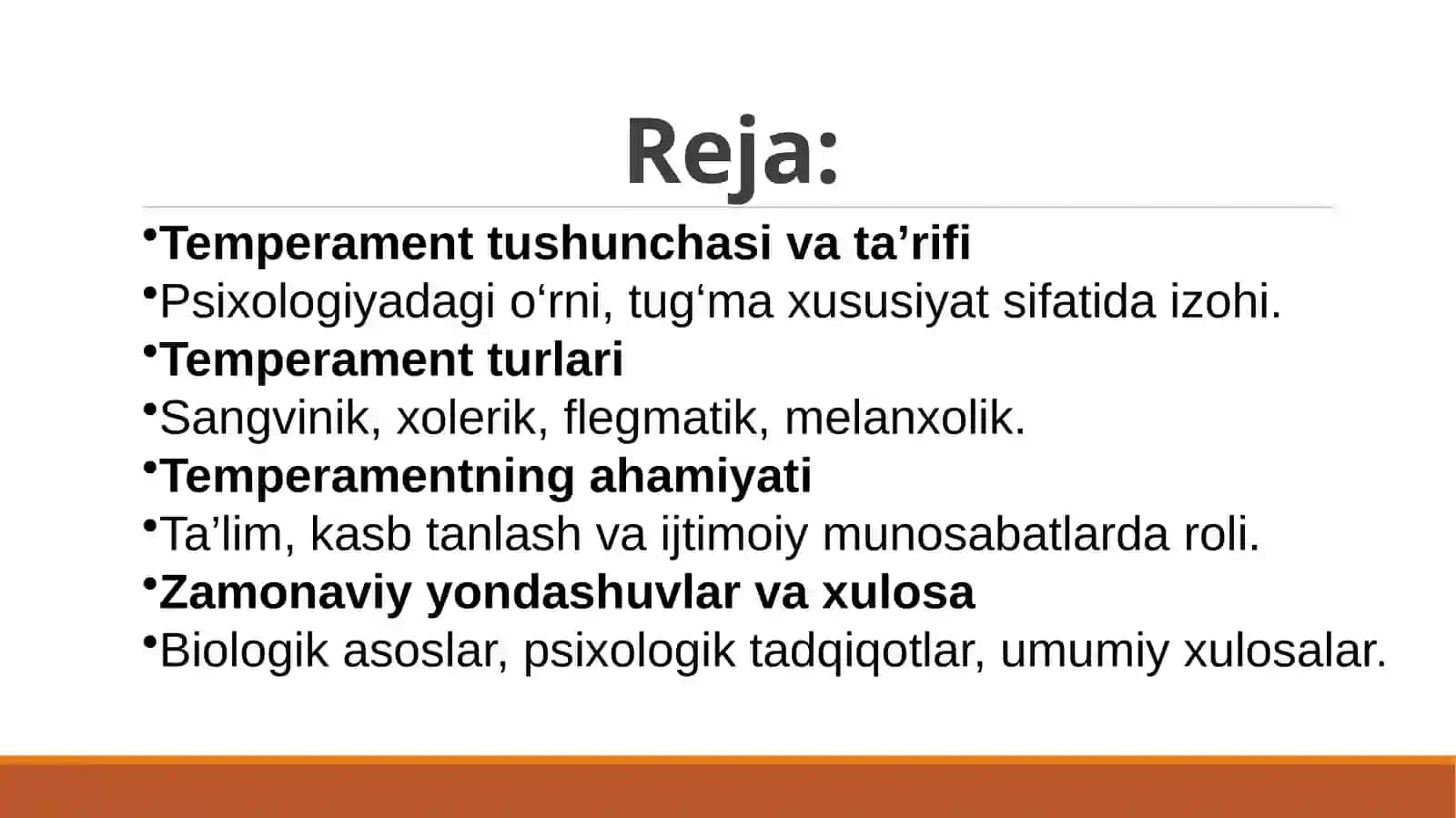 Temperament 2