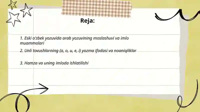Eski oʻzbek yozuvida imlo masalasi 2