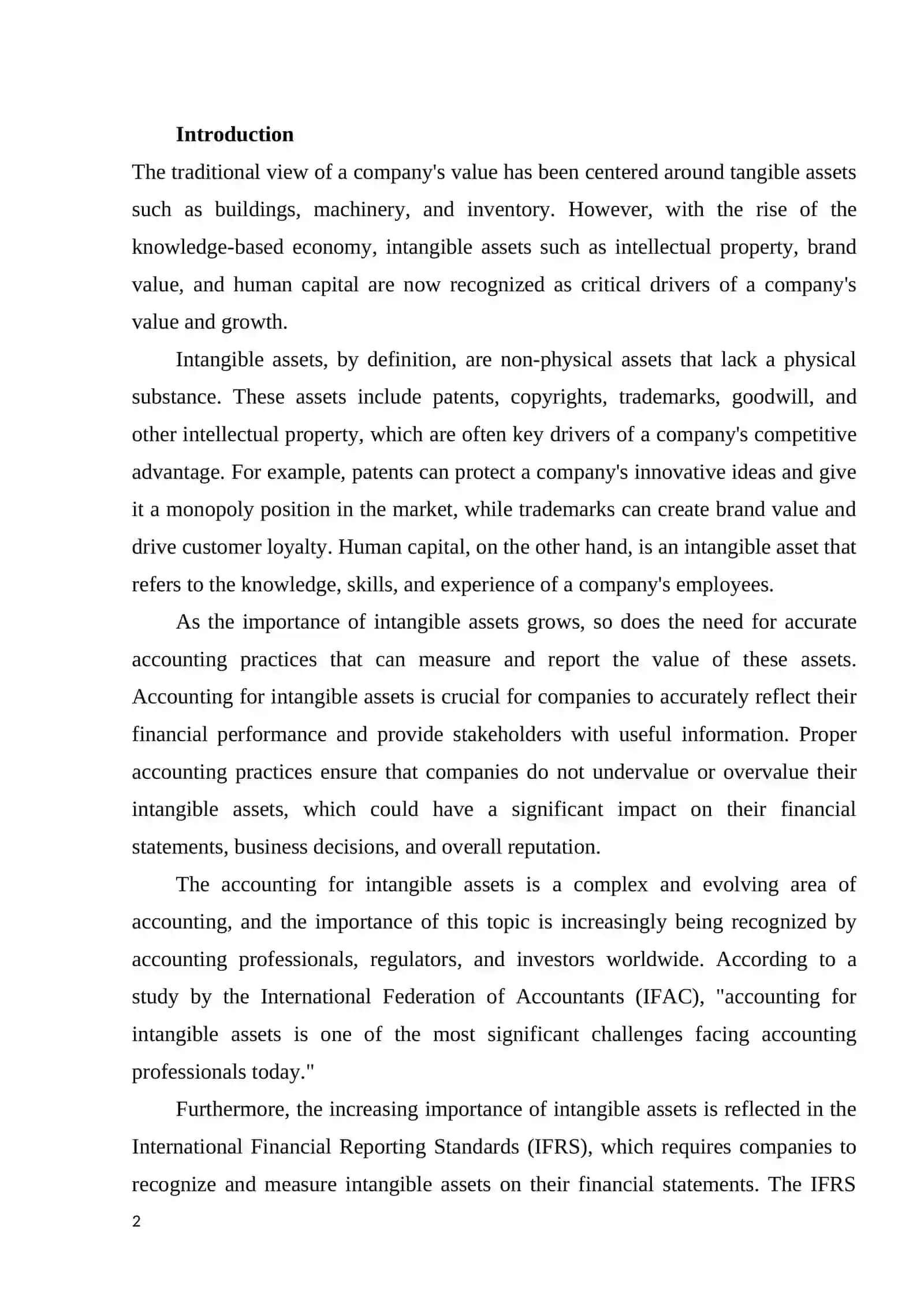 Accounting of intangible assets and its features 2