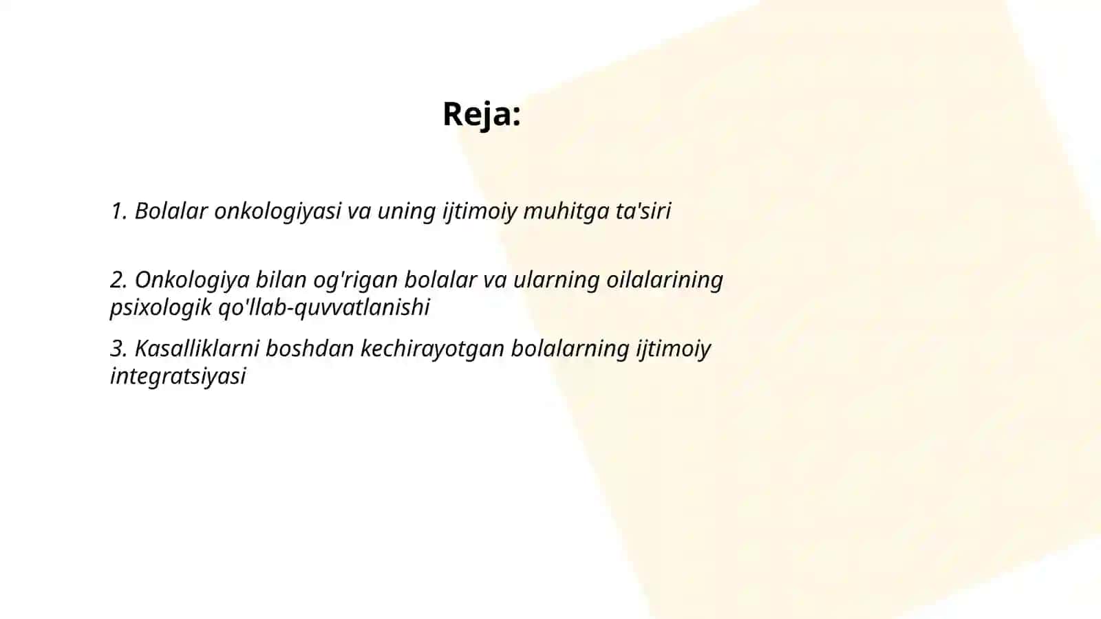 Bolalar onkologiyasining ijtimoiy-psixologik muammolari 2