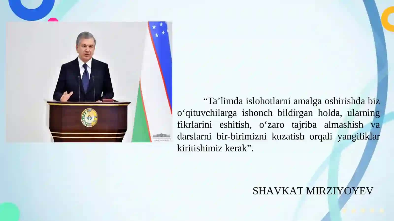 PEDAGOG XODIMLAR O‘RTASIDA O‘ZARO DARS KUZATISH AN’ANASINI SHAKLLANTIRISH 2