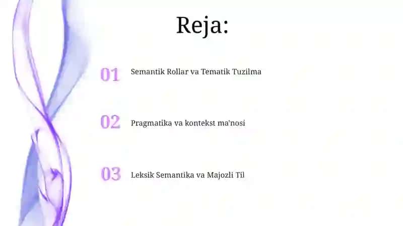 Semantik Rollar va Tematik Tuzilma 2