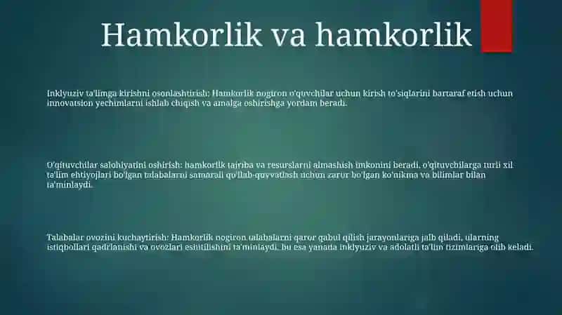Inklyuziv Ta'Lim Oldidagi Muammolarning Yechimi 2