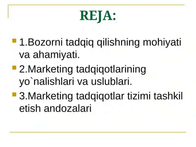 Marketingdabozortadqiqotlari 2