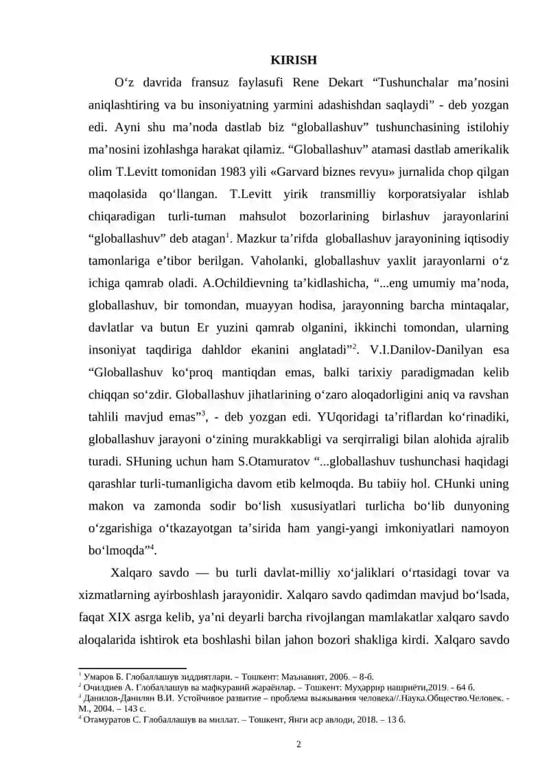 GLOBALLASHUV JARAYONIDA MINTAQAVIY RIVOJLANISH STRATEGIYASINING MUHIMLIGI 2
