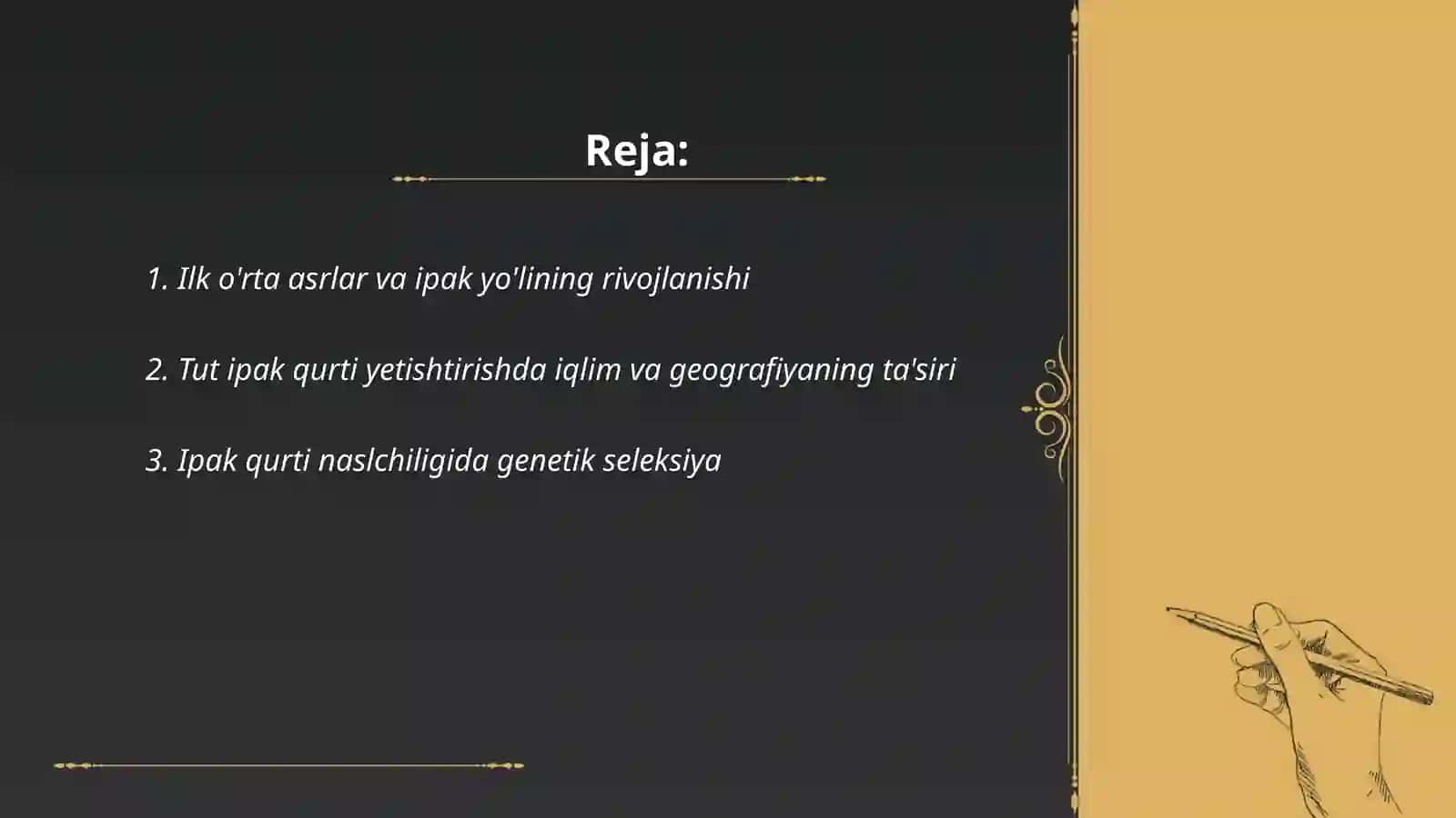 Tut ipak qurtini rivojlantirish bosqichlari 2