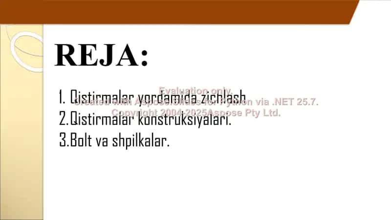 Qistirmalar yordamida zichlash. Qistirmalar konstruksiyalari. Bolt va shpilkalar 2