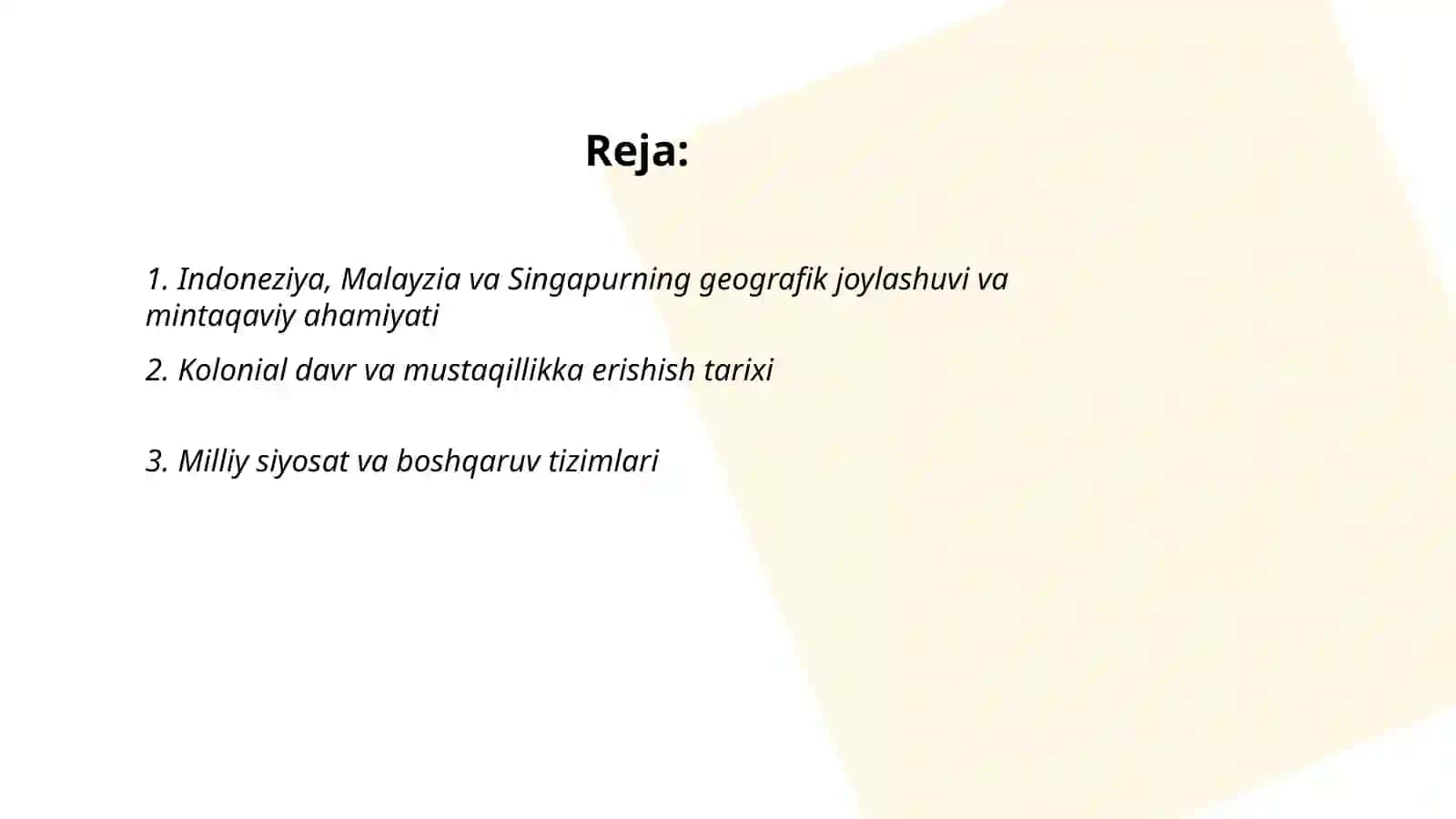 Indoneziya, Malayziya, Singapur davlatlari 2