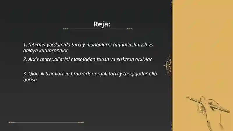 İnternet va uning tarixchi uchun imkoniyatlari 2