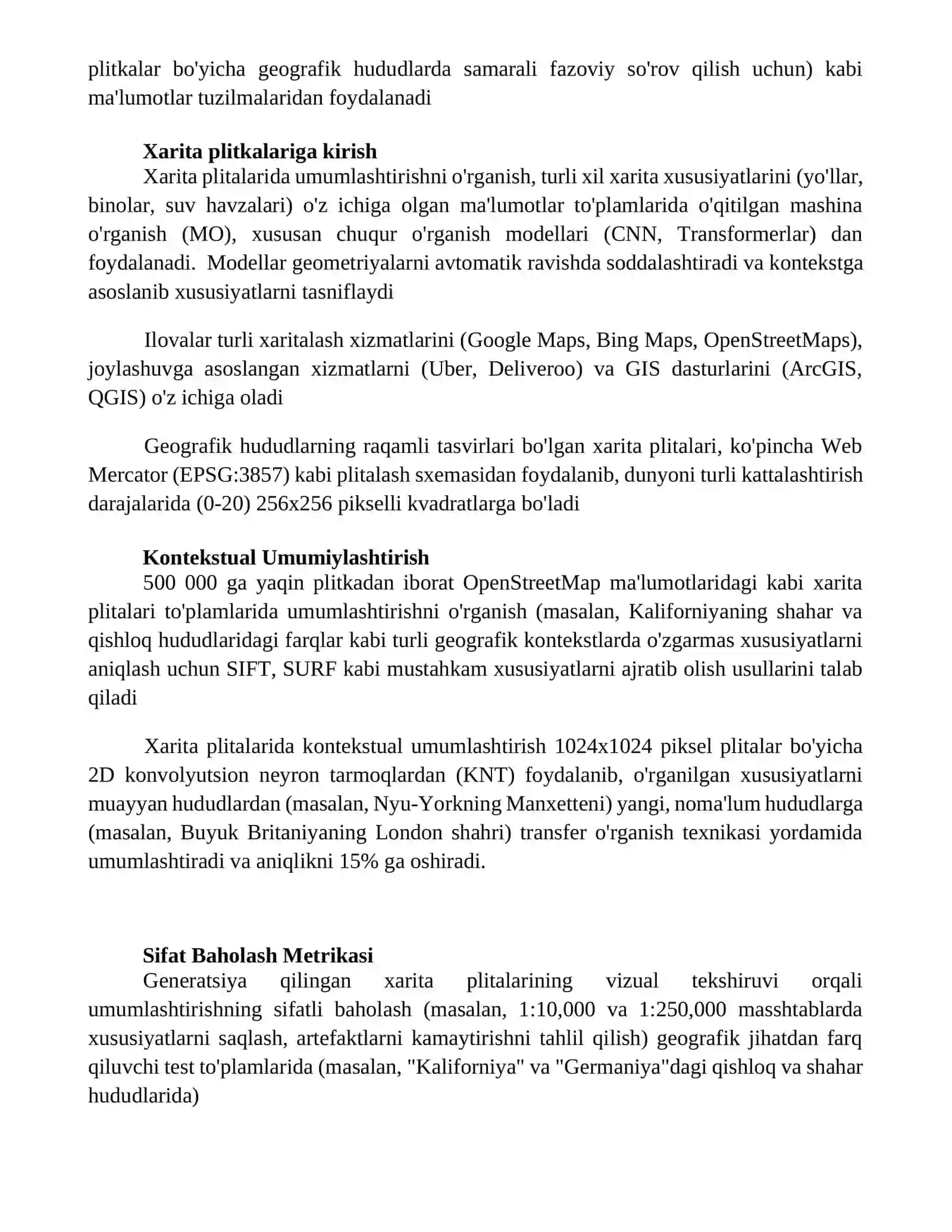 Mavzuli kartalarda generalizatsiya o’rganish 2