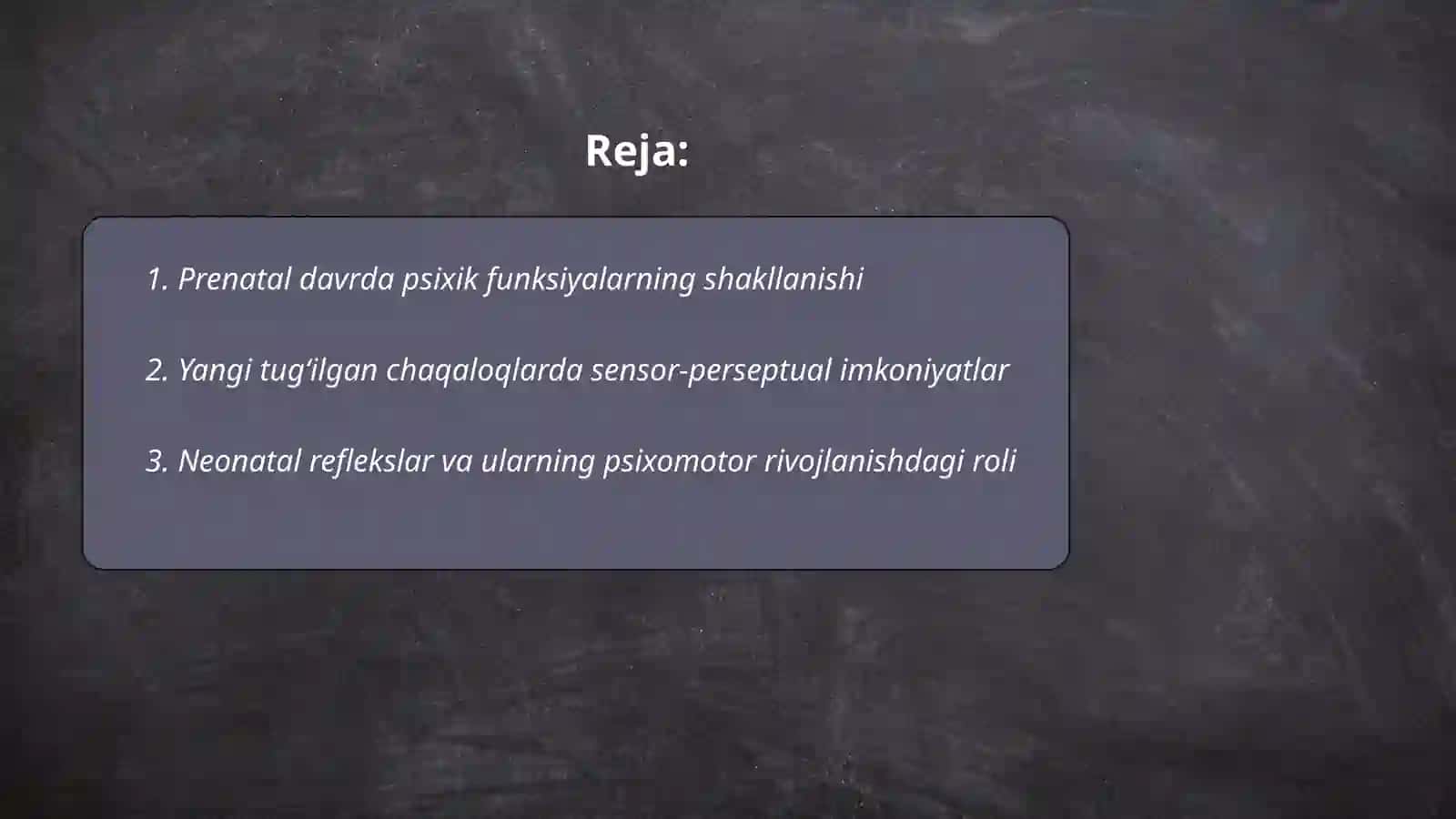 Ontogenezning ilk bosqichlarida psixik rivojlanish xususiyatlari 2