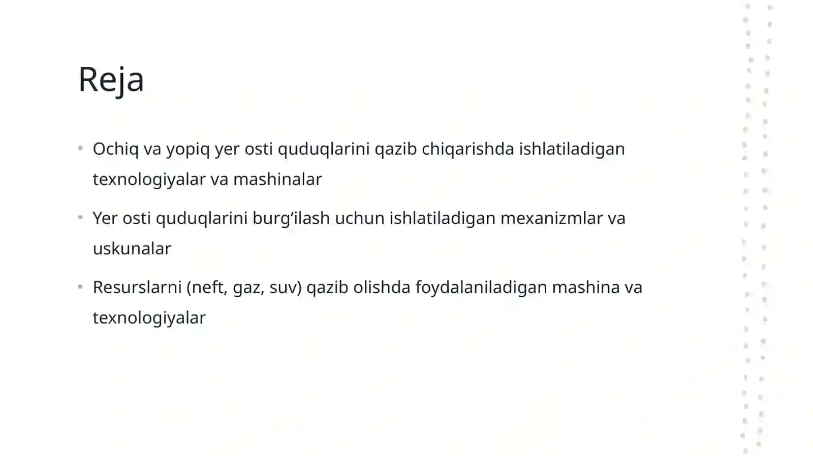 Ochiq va yopiq yer osti quduqlarini qazib chiqarishda ishlatiladigan texnologiyalar va mashinalar 2