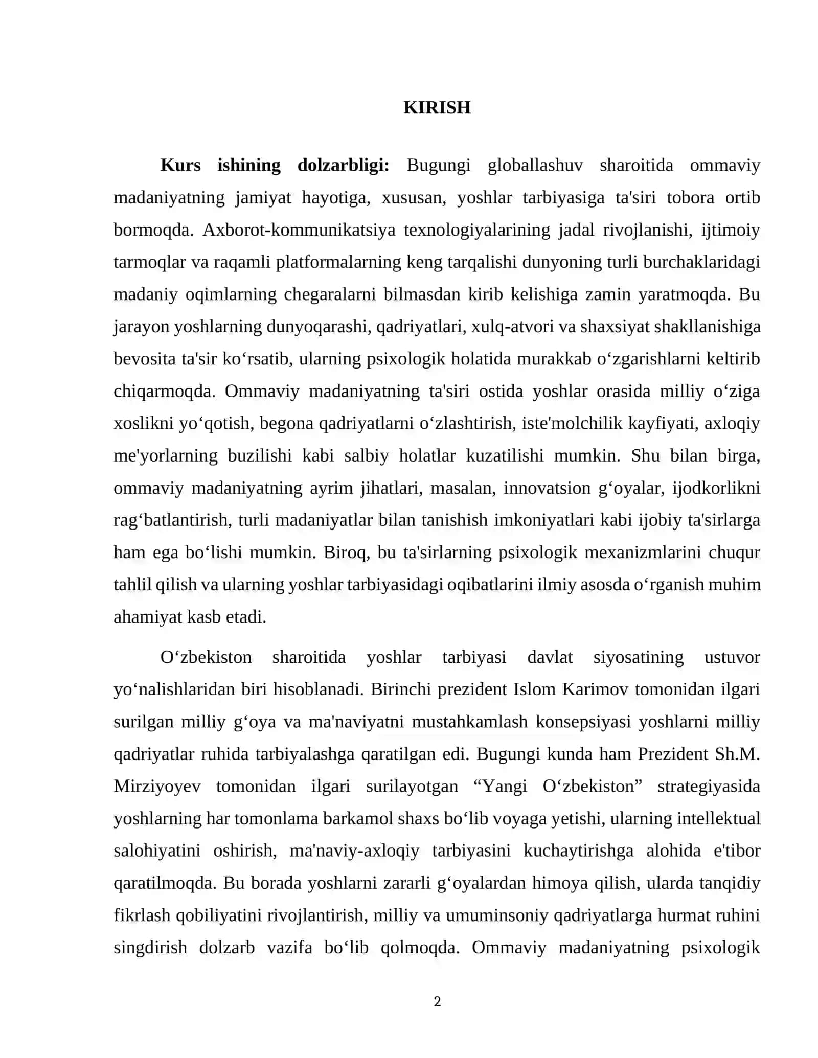 OMMAVIY MADANIYAT VA UNING YOSHLAR TARBIYASIDAGI PSIXOLOGIK JIXATLARI 2