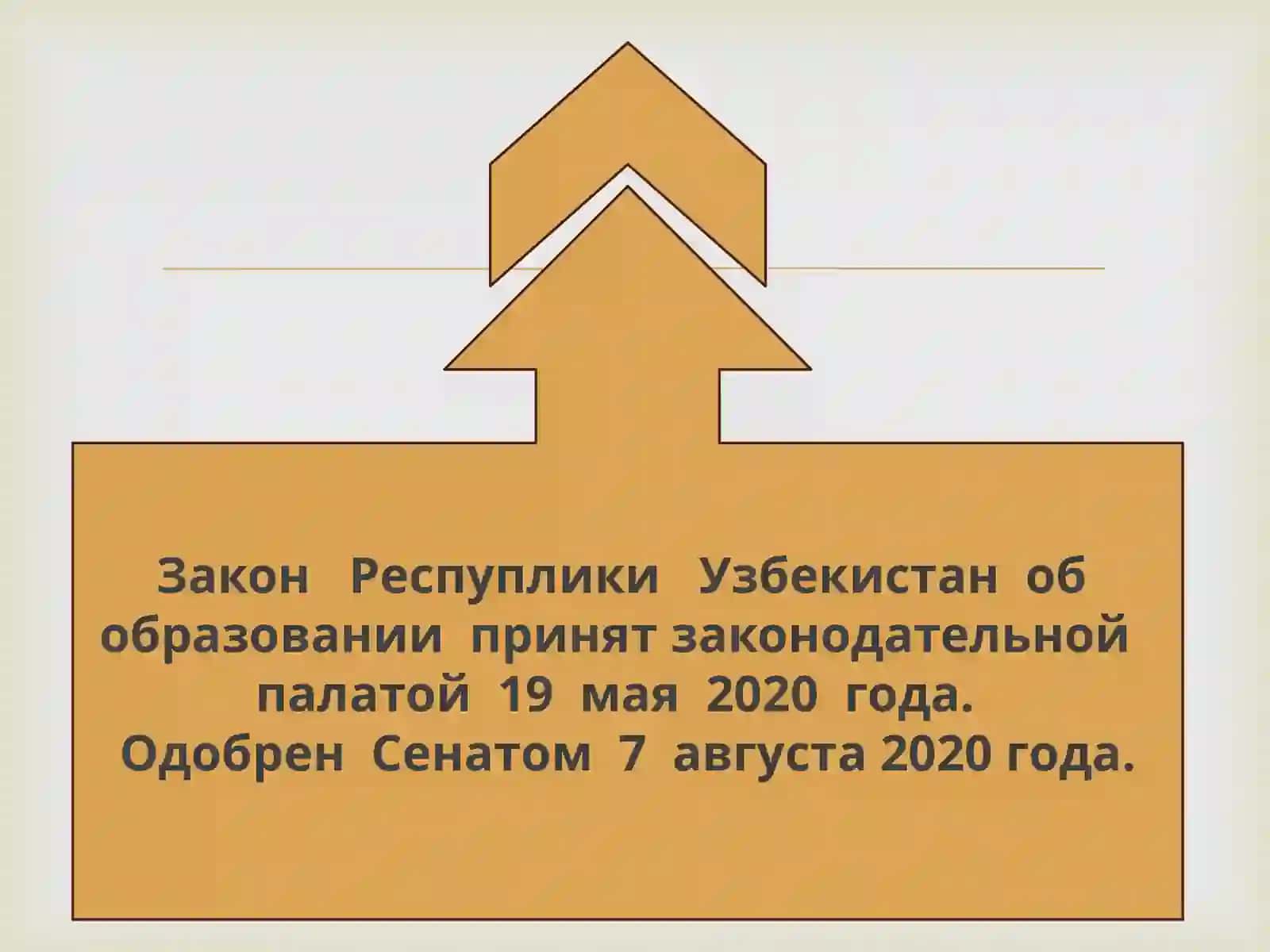 Закон Республики Узбекистан об образовании 2