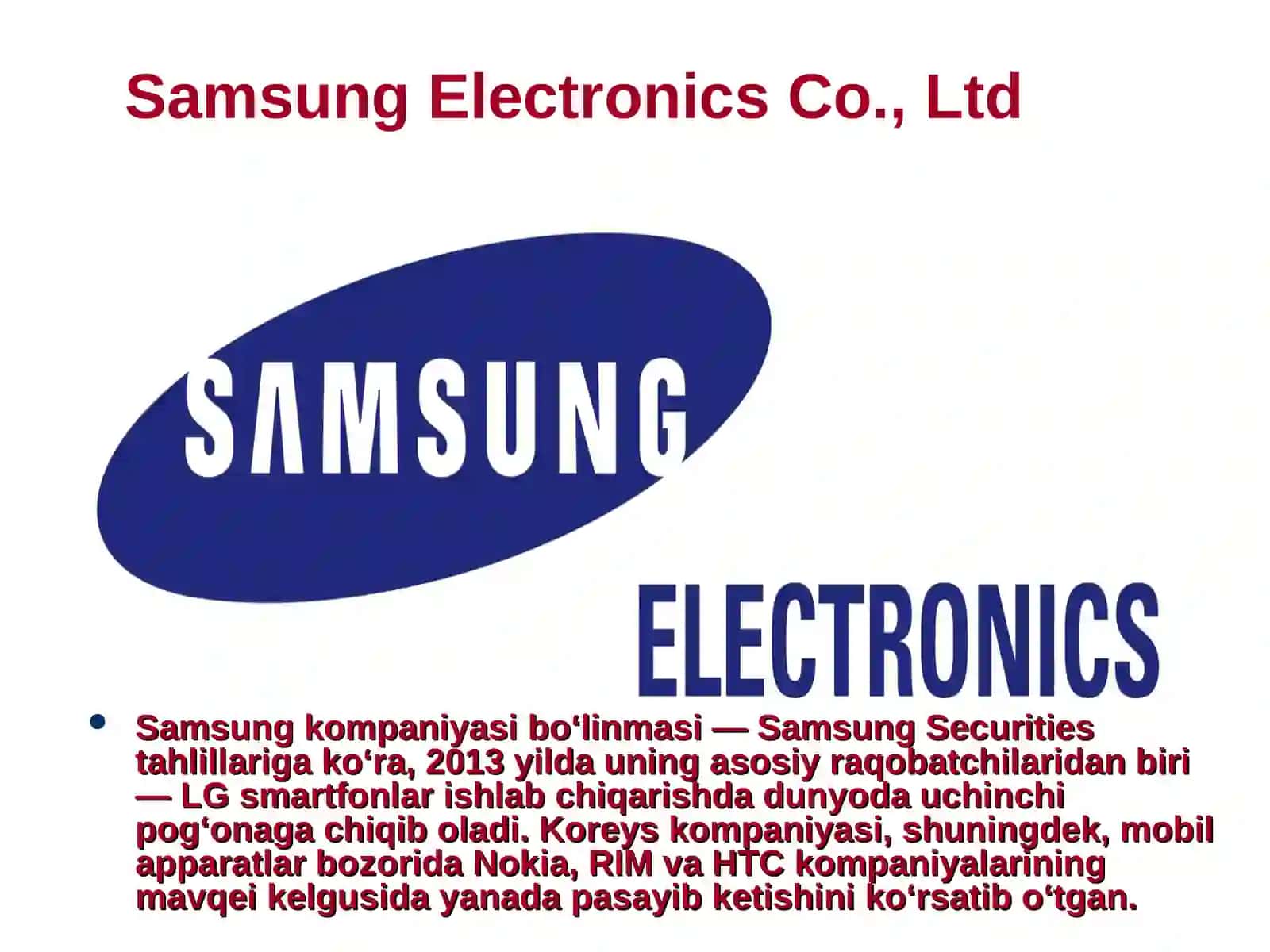 Samsung Electronics Co., Ltd 2