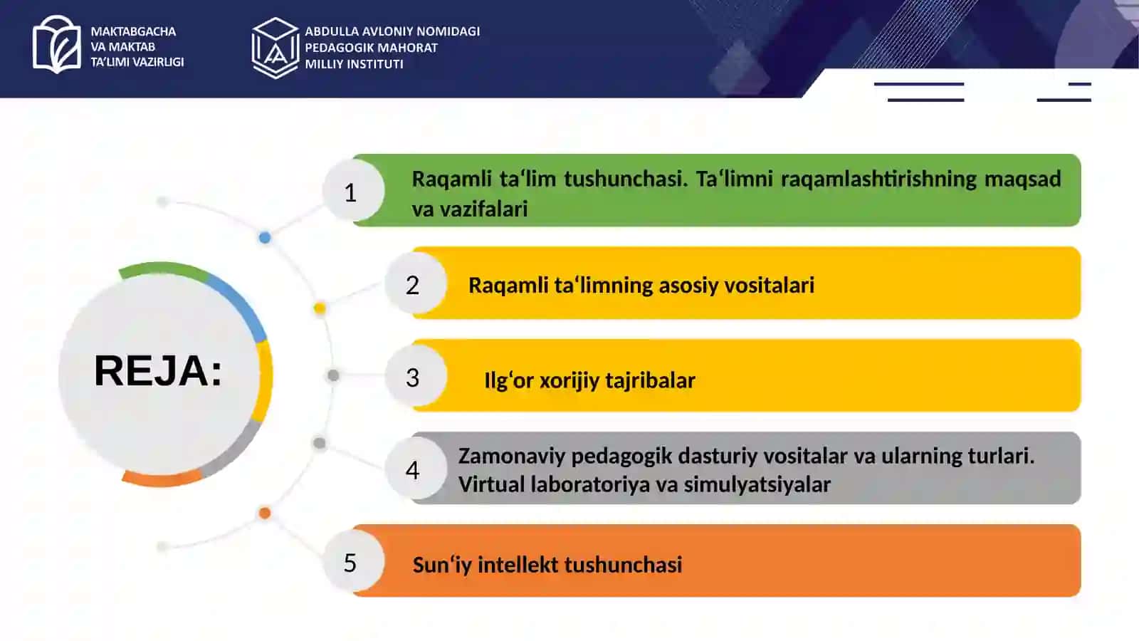 TA’LIM JARAYONLARINI RAQAMLASHTIRISH ASOSLARI 2