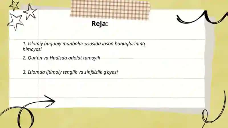 Islomda inson huquqlari himoyasi ijtimoiy tenglik adolat va tolerantlik 2
