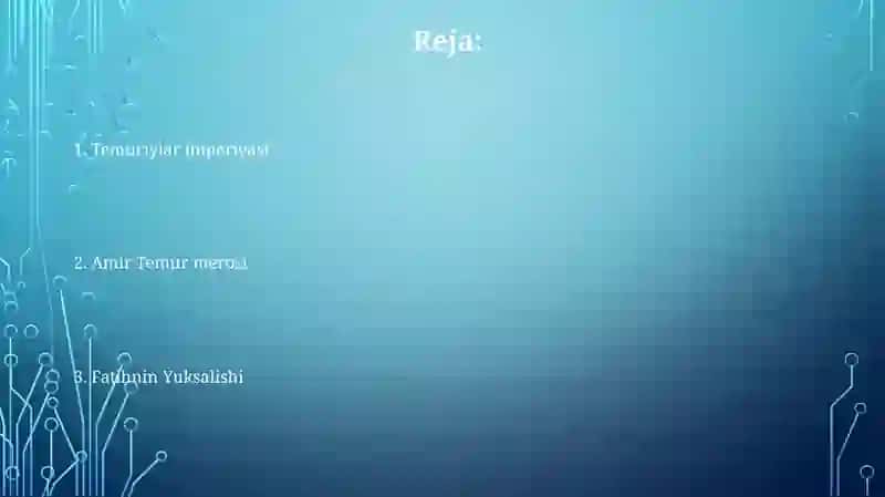 Temuriylar imperiyasi 2