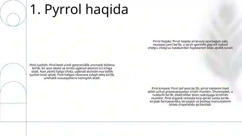 Pirrol Xaqida 2