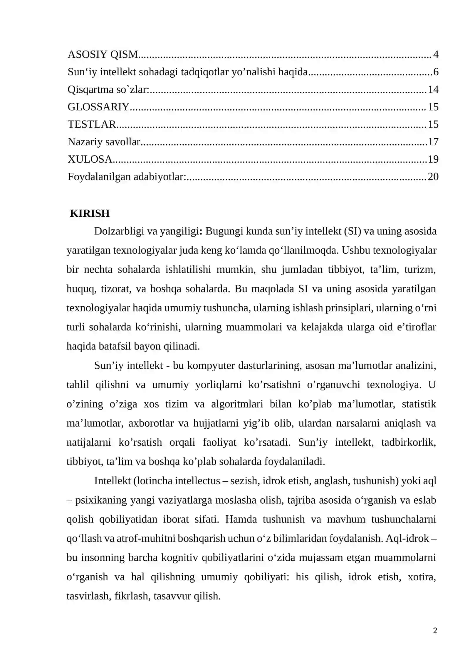 Ta’lim jarayonida sun’iy intellektdan foydalanish 2
