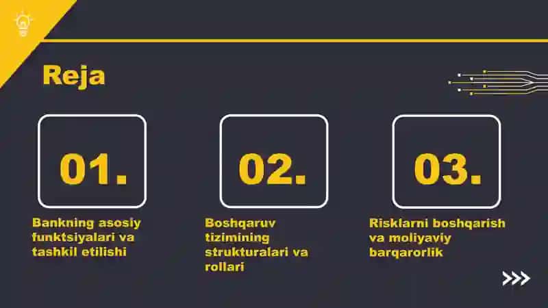 Tijorat bankini tashkil qilish va boshqarish tizimi 2