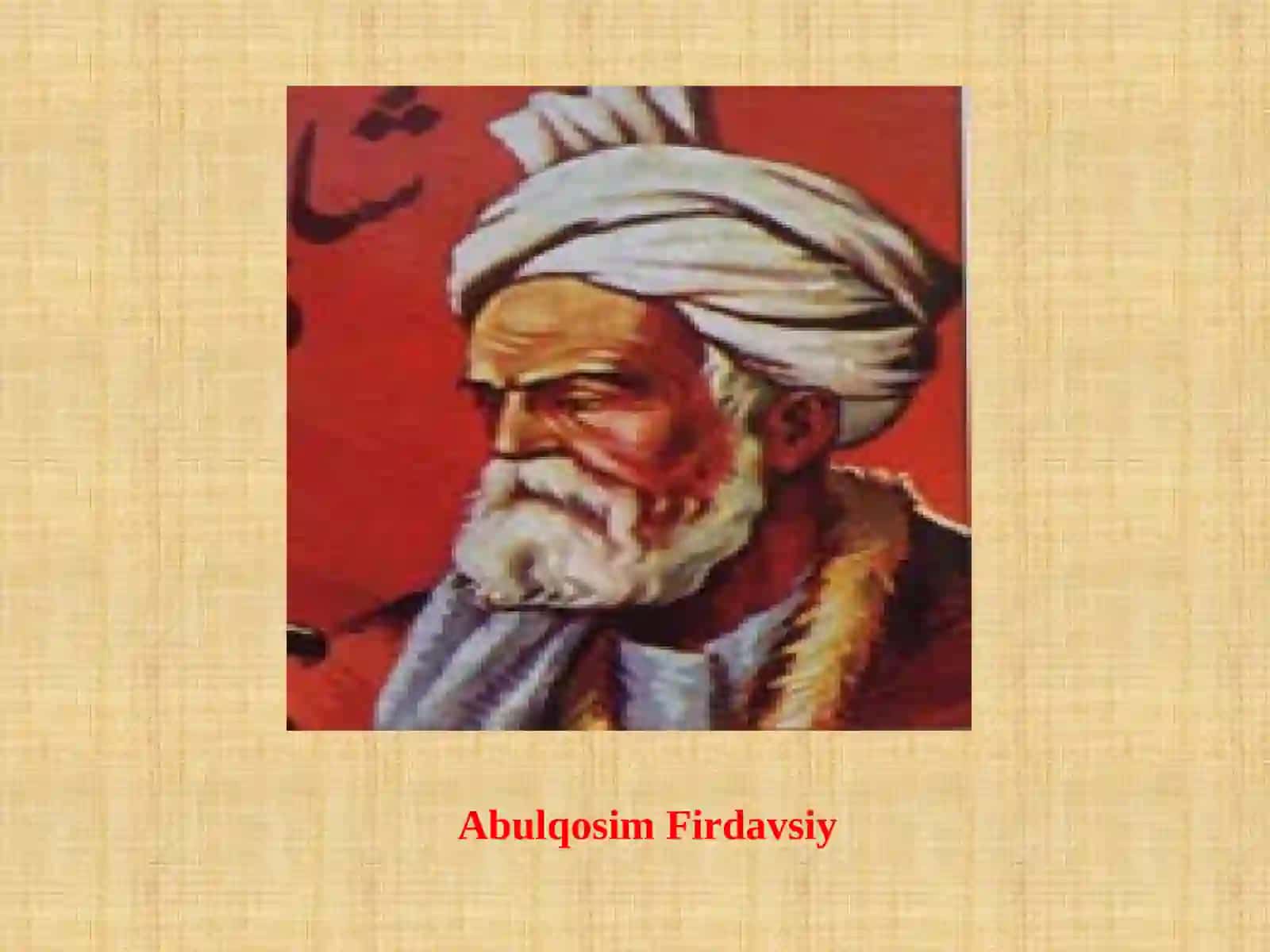 Firdavsiyning "Shohnoma" asari 2