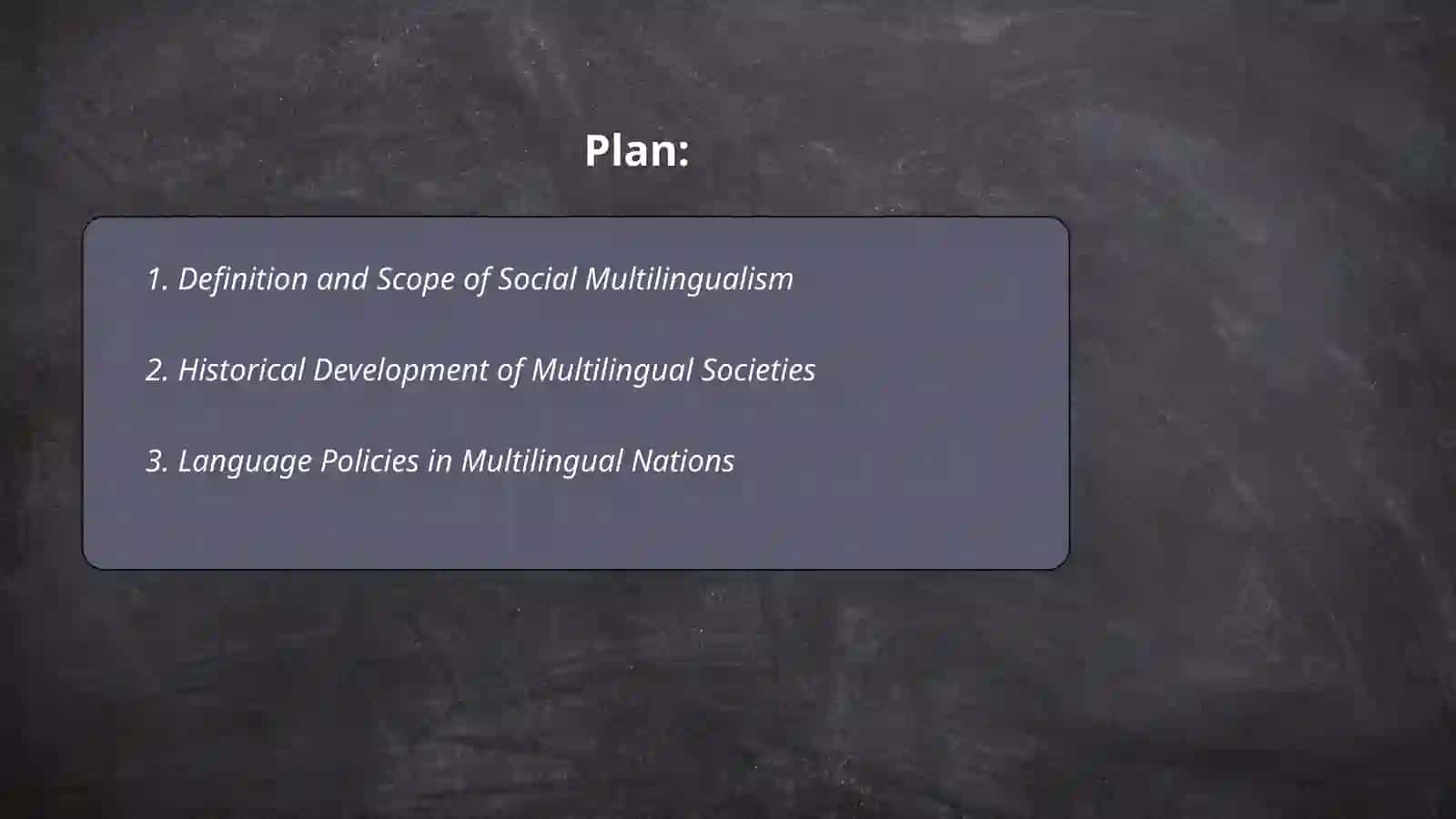 Social Multilingualism 2