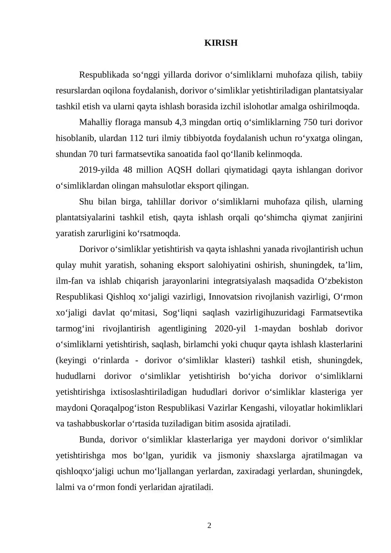 Qalampir yalpiz - Mentha piperita L. o'simligini yetishtirish texnologiyasi. 2