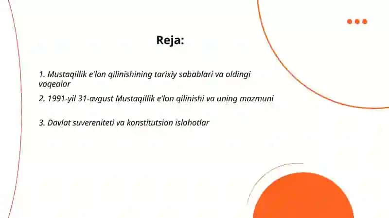 Mustaqil ÓzbekistonRespublikasi Tashkil Topishining Tarixiy Ahamiyati 2
