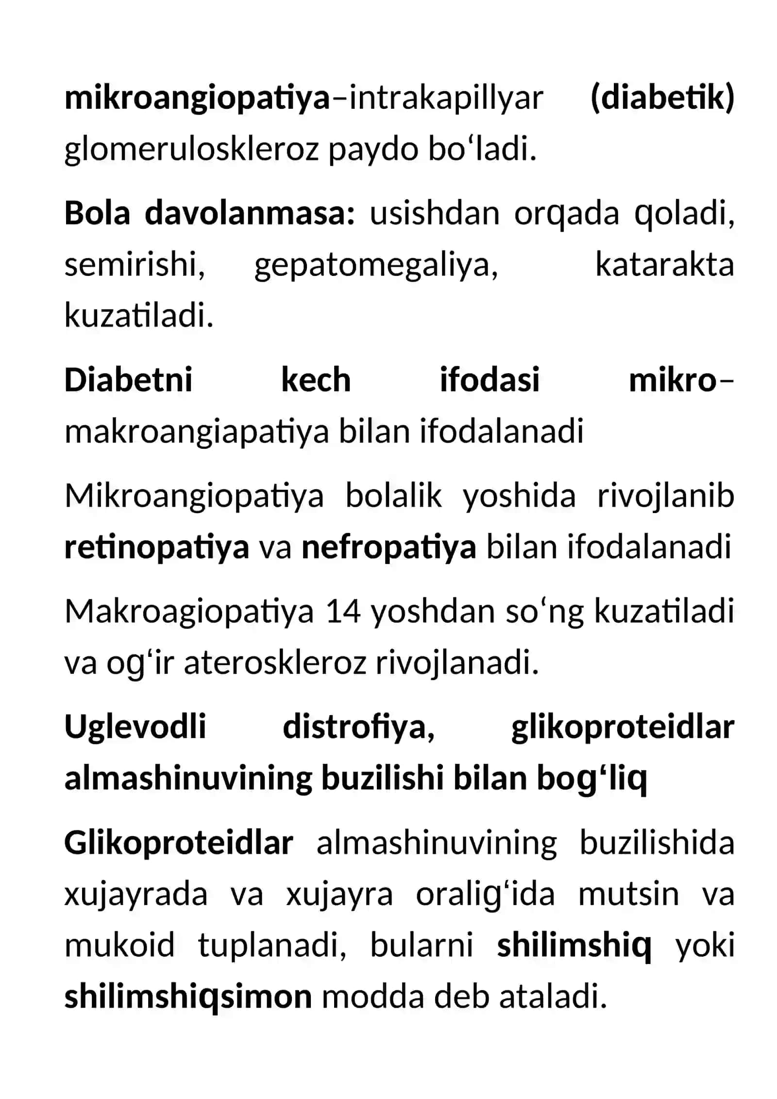 PARENXIMATOZ UGLEVODLI DISTROFIYaLAR 2
