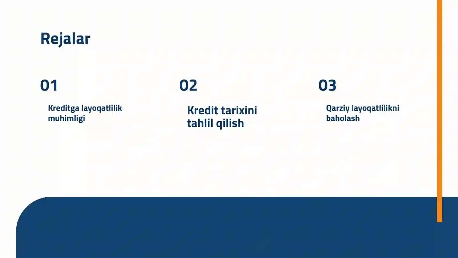 Kreditga layoqatlilikning tavsifi 2