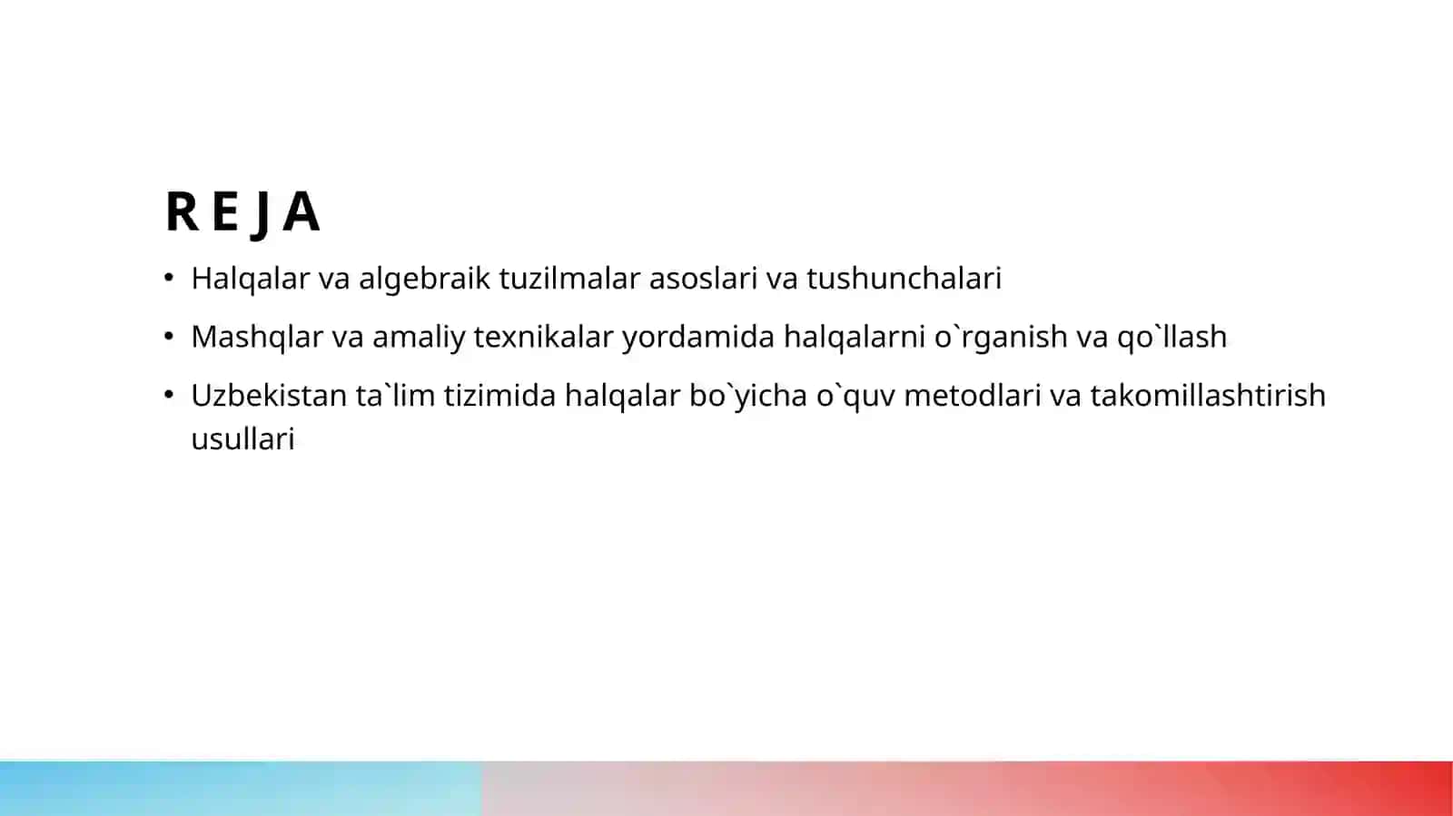 HALGALAR.MASHQLAR BAJARISHNI O`RGATISH VA TAKOMILLASHTIRISH 2