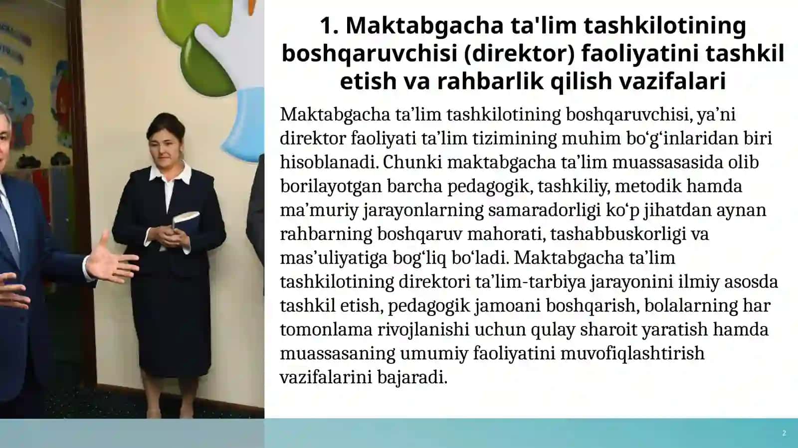 Maktabgachata'limtashkilotiningboshqaruvchisi(direktor) 2
