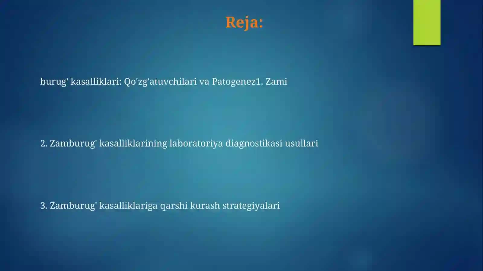 Zamburug’lar keltirib chiqaruvchi kasaliklar qo’zg’atuvchilari, patogenezi, labaratoriya tashxisi 2