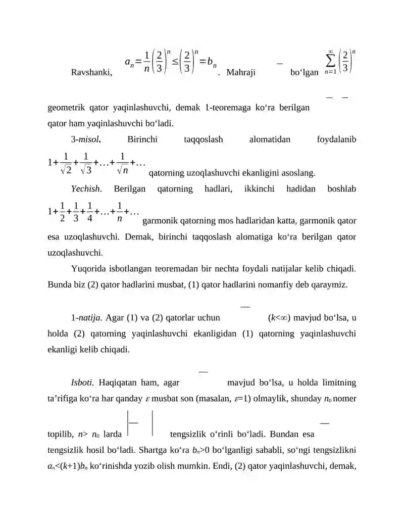Taqqoslash alomatlari 2