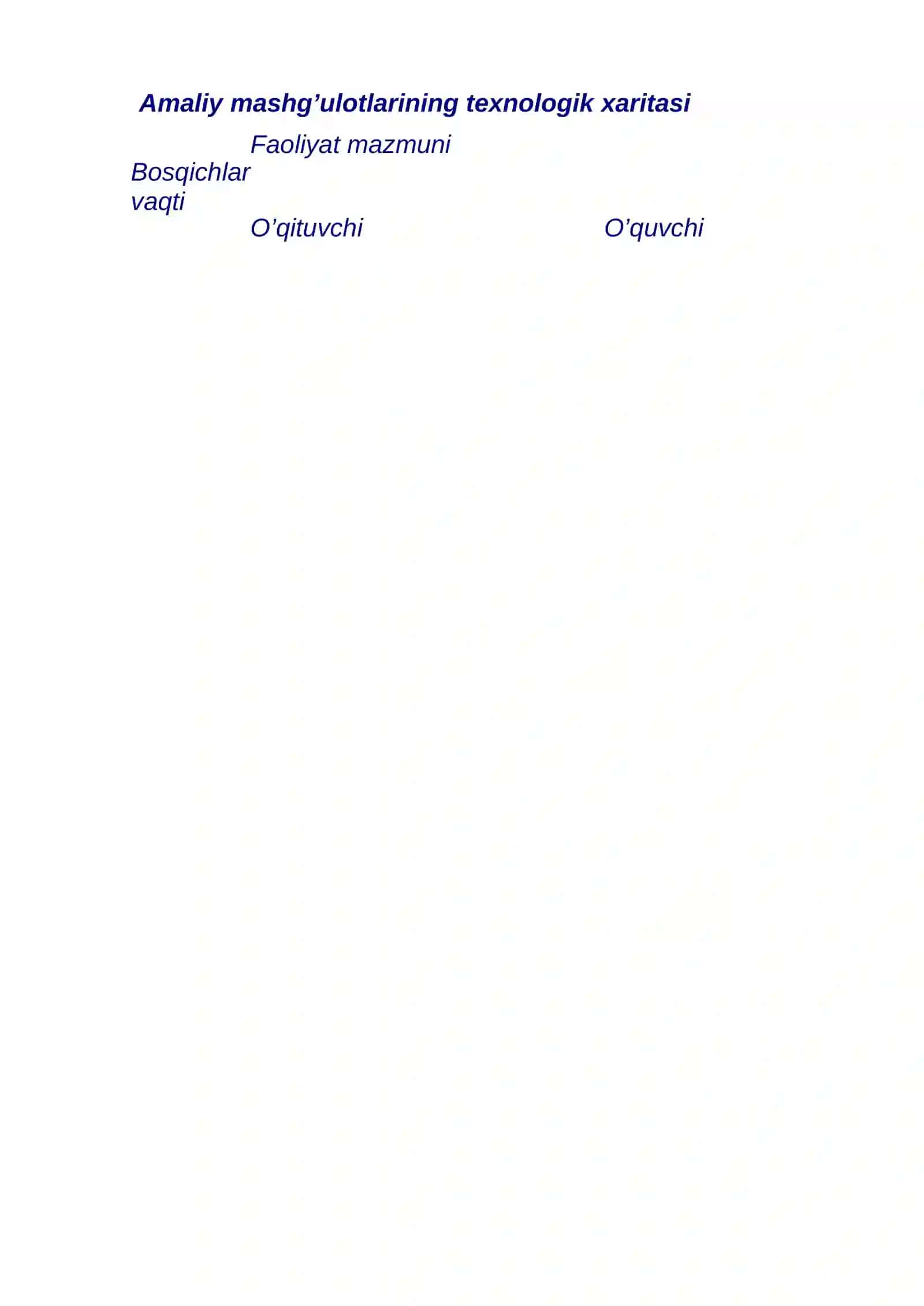 Loyihalash elementlariga doir grafik masalalar 2