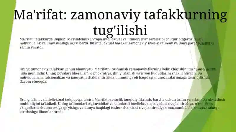 17-19 Asr Yevropa Falsafasi TalimotlariniO'RganishningAhamiyati 2