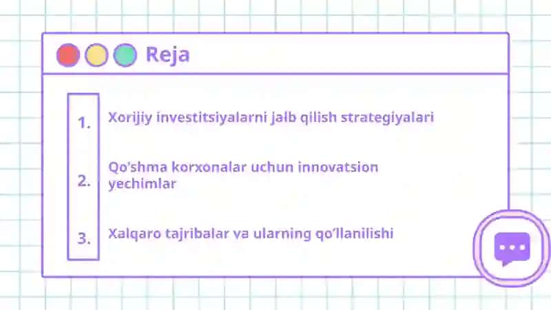 Xorijiy Investitsiyalarni Jalb Qilish Strategiyalari 2
